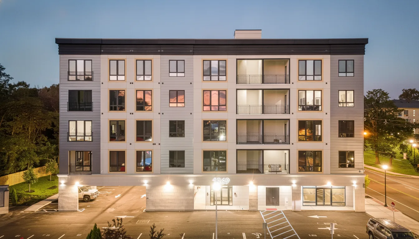 Multifamily mid-rise residence